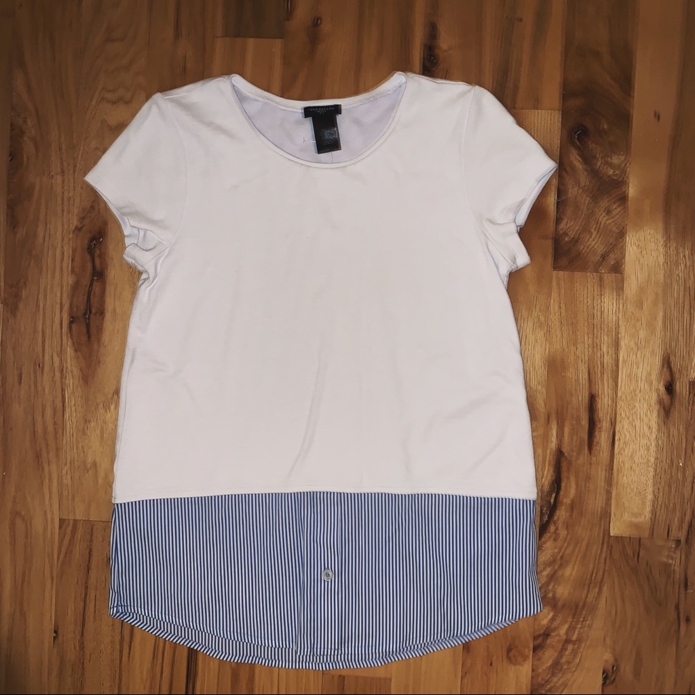 Ann Taylor Petite Short Sleeve Top